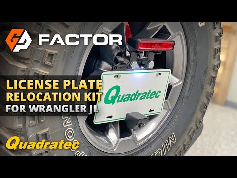 GP Factor License Plate Relocation Kit Install & Review for 2018+ Jeep Wrangler JL