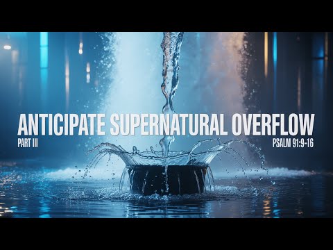 Anticipate Supernatural Overflow (Part 3) Scripture: Psalm 91:9-16