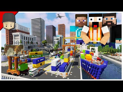 Hermitcraft 7 | Ep.57: MINECRAFT SKYLINES & SECRET BASE?!