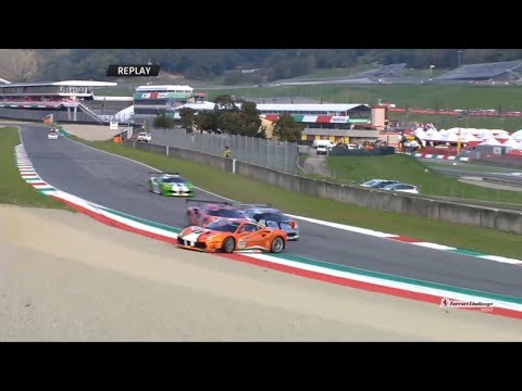 Ferrari Challenge (World Final) 2019. Mugello Circuit. All Crashes & Fails Compilation
