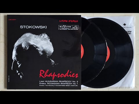 [LP] Smetana THE MOLDAU / STOKOWSKI Rhapsodies - EMT TSD, EMT 948, Partridge 977, Steelhead (50dB)