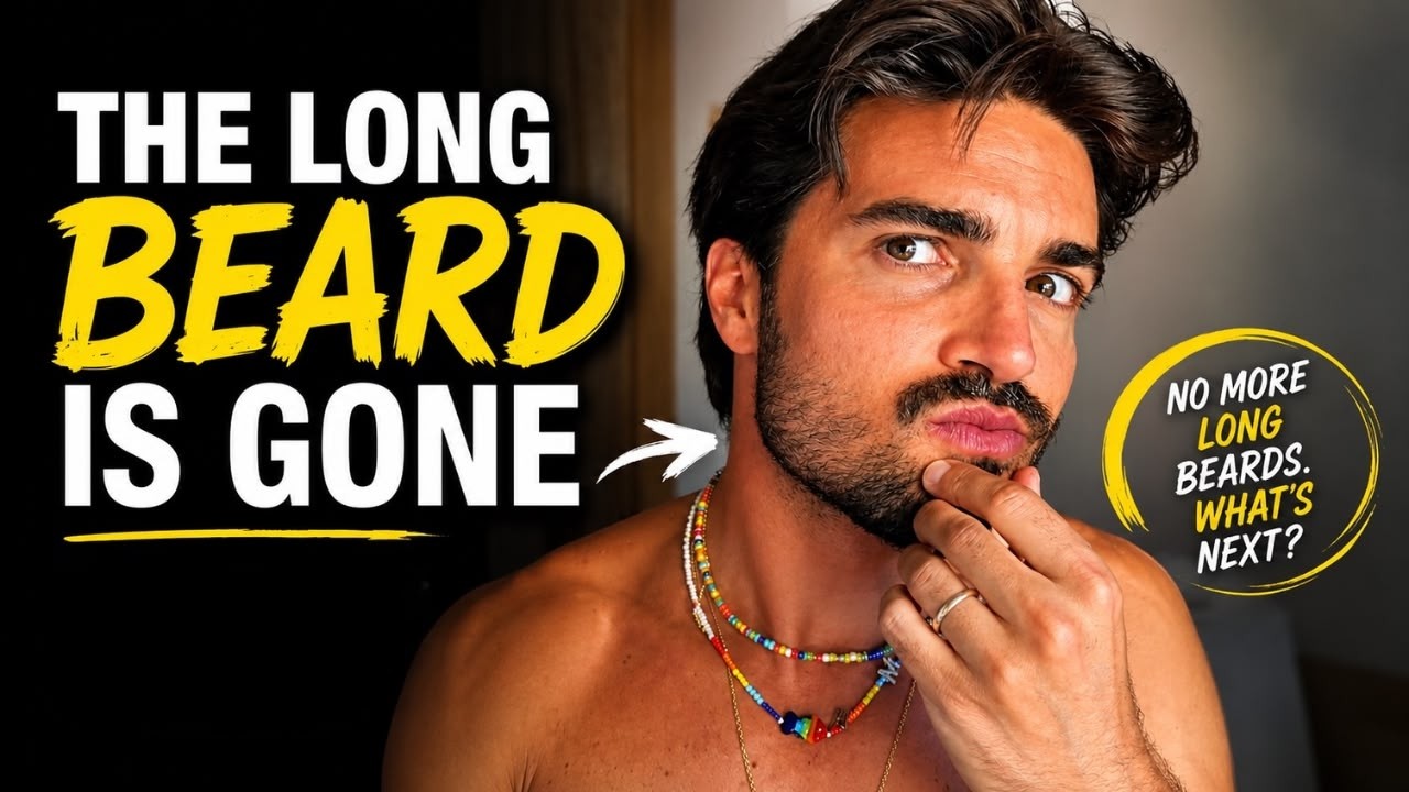 The Long Beard is Gone - Mariano Di Vaio Take on current beard trends