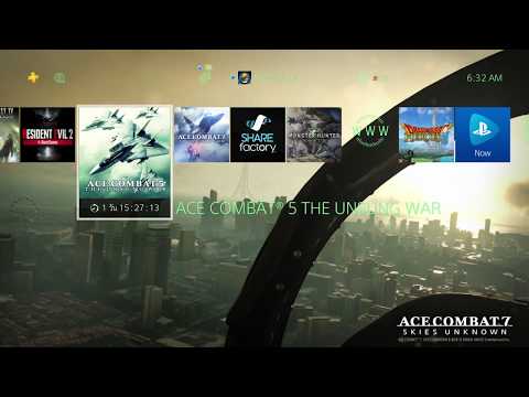 Ace Combat 7: Skies Unknown - Main Theme (PS4 Home Menu) ~ ♬