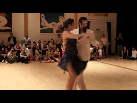  Diego Riemer  and  Maria Belen Giachello  are  dancing  to  the  vals  "  Cantinera  "  in  2012
