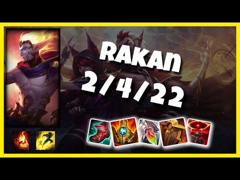 Rakan vs Zilean NA Challenger SUPPORT (2/4/22) Gameplay Replay - Patch 10.24