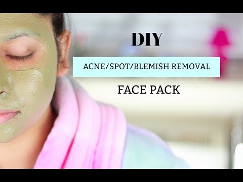 DIY ACNE/SPOT/BLEMISH REMOVAL FACE PACK