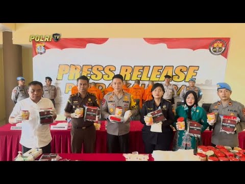POLDA KALIMANTAN UTARA UNGKAP KASUS NARKOBA 20 064,68 GRAM