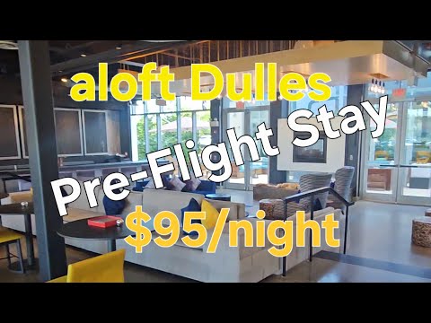 IAD PRE-FLIGHT STAY ALOFT MARRIOTT HOTEL WASHINGTON DC DULLES AIRPORT