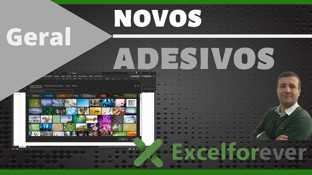 Adesivos no Excel