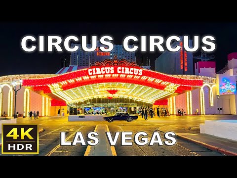 [4K HDR] Circus Circus Las Vegas Walking Tour | 2024