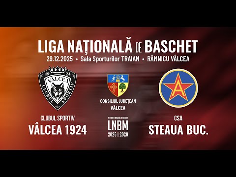 LIVE | CS Vâlcea 1924  VS  CSA STEAUA BUCUREȘTI - 29.12.2025