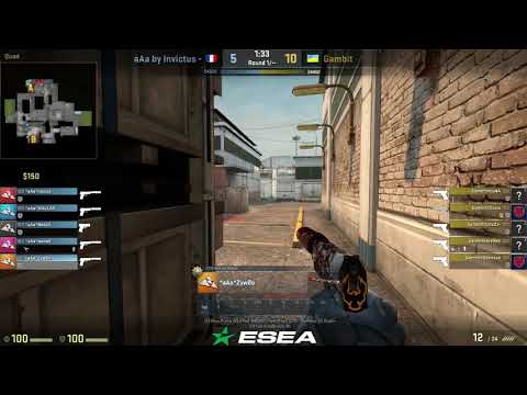 ZyWOo USP ACE vs Gambit Cache @ ESEA MDL SEASON 26 EUROPE