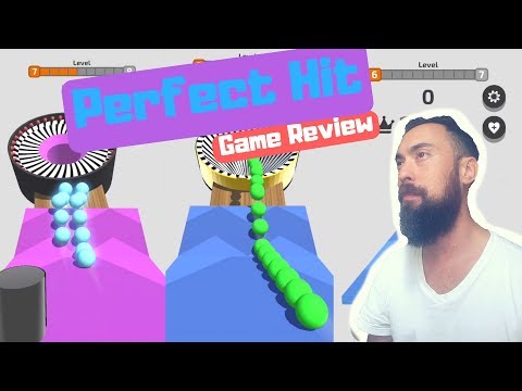 PERFECT HIT by Voodoo Game Play Review 373 3D Skeeball Like - YouTube