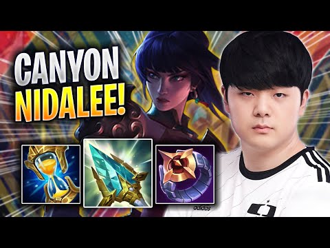 CANYON TRIES NIDALEE WITH NEW BUFFS! - DK Canyon Plays Nidalee JUNGLE vs Viego! | Season 2023