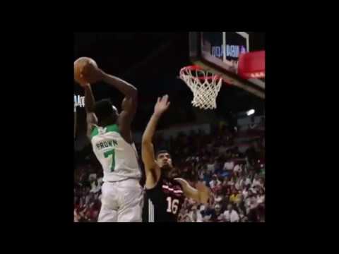 Jaylen Brown Posterizes 2 Defenders - NBA Summer League 2017