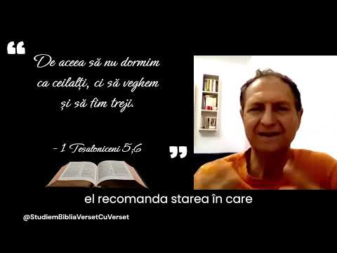 1 Tesaloniceni 5;6 / Trebuie să știm că se va întâmpla!