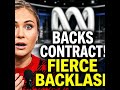 ABC boss backs Grace Tame contract despite fierce backlash.