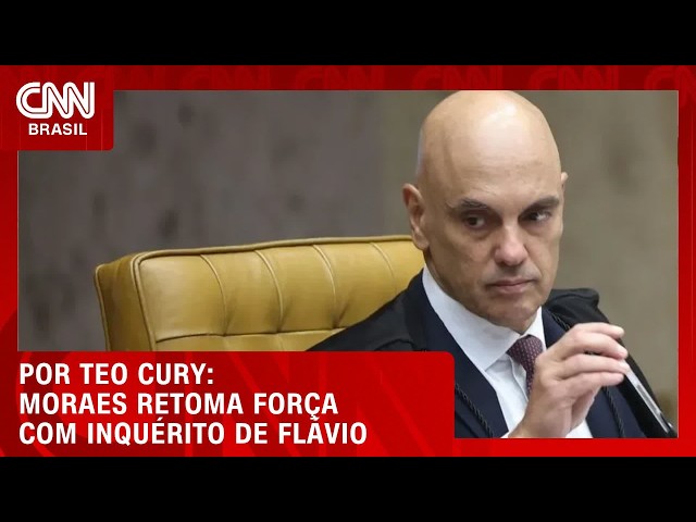 Moraes volta a ganhar força no STF com relatoria do inquérito de Flávio; entenda | LIVE CNN