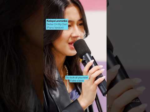 Live Piano Session "Better On My Own" is OUT NOW @KeisyaLevronkaChannel #Shorts