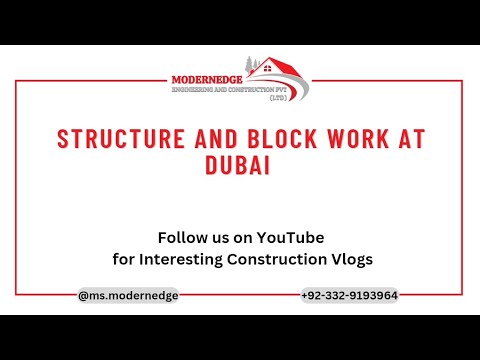 Block Masonry | MEC | Construction in Dubai