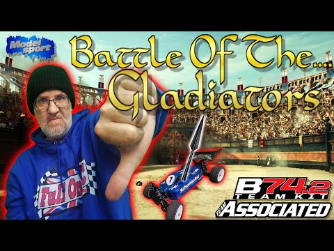 Battle of The Gladiators. Running The Associated RC10B74.2 4wd RC Buggy at Southport RCCC B Final.