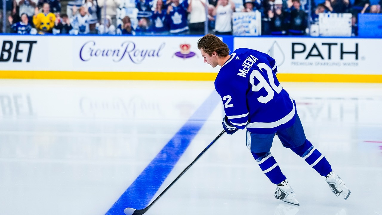 GAVIN MCKENNA takes solo lap ahead of 1st NHL Game