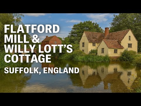 Flatford Mill & Willy Lott’s Cottage | John Constable’s Suffolk | Bridge Cottage & River Stour Walk