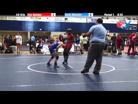 WM 48 KG Erin Golston (NYAC) vs Emily Webster (OKCU)