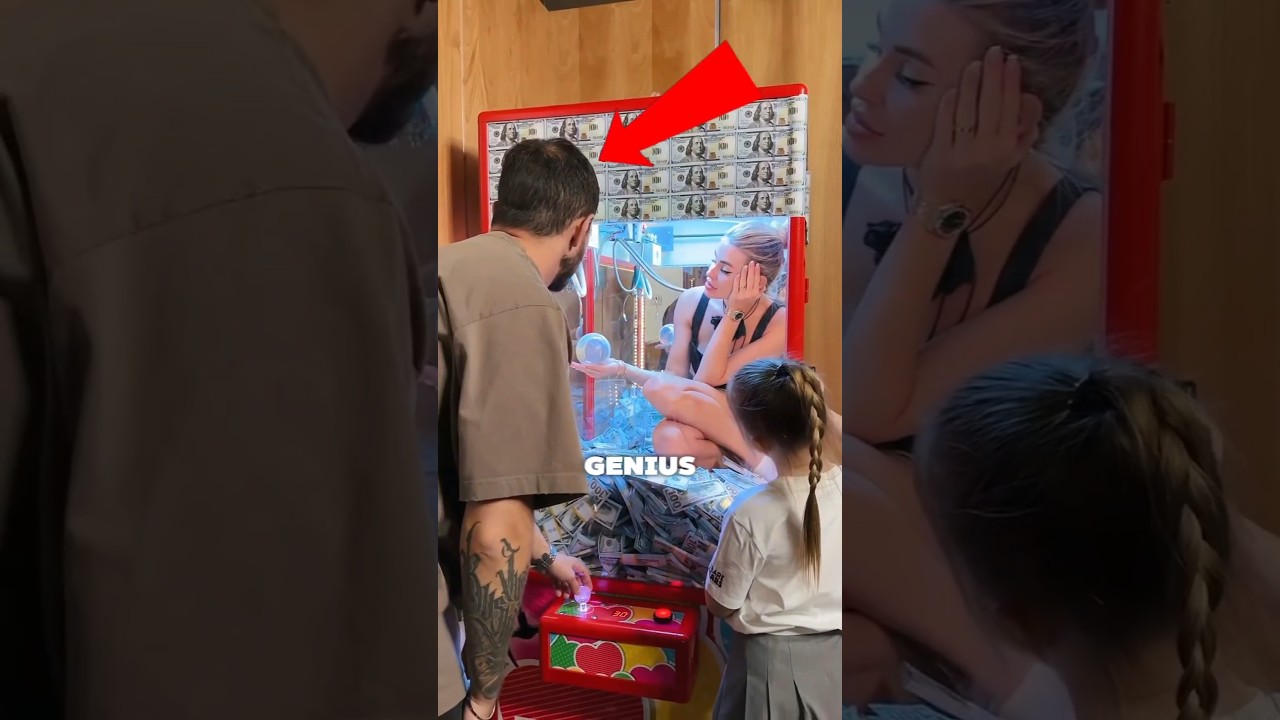 Claw Machine Fail Turns Into the Funniest Surprise 😂 #Shorts