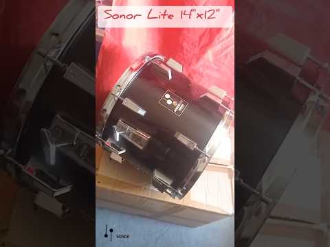 Vintage Sonor Lite 14"x12" Rack Tom - May 1984 - Black Lacquer - 100% Original / Very Good+ image 18