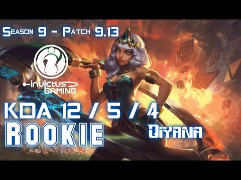 IG Rookie QIYANA vs IRELIA Mid - Patch 9.13 KR Ranked