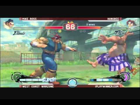 SSF4 (05) - Mike Ross (E. Honda, Blanka) vs. Hungbee (T. Hawk)