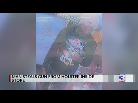 Man’s gun stolen from holster while waiting in gas station line
