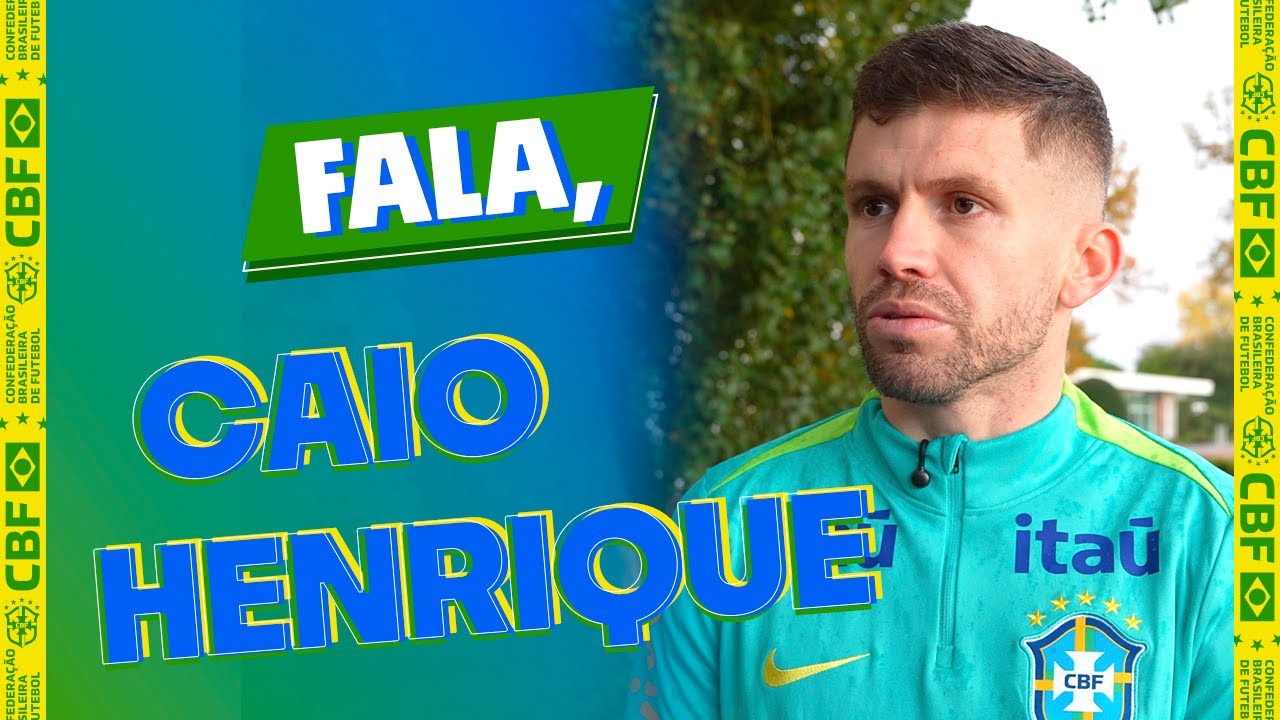 Caio Henrique comemora terceira convocação seguida para a Seleção Brasileira