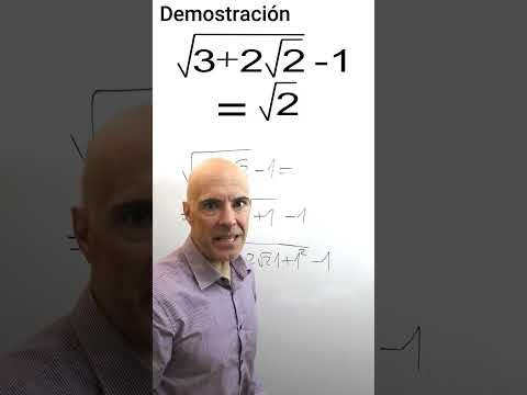 ¿SABES DEMOSTRAR ESTA IGUALDAD ARITMÉTICA CON RAÍCES CUADRADAS? Matemáticas Básicas