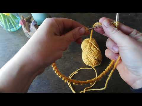 STRICKEN Maschenreihe schließen zur Runde