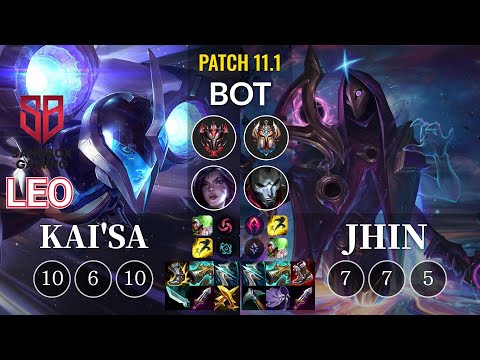 SB Leo Kai'Sa vs Jhin Bot - KR Patch 11.1