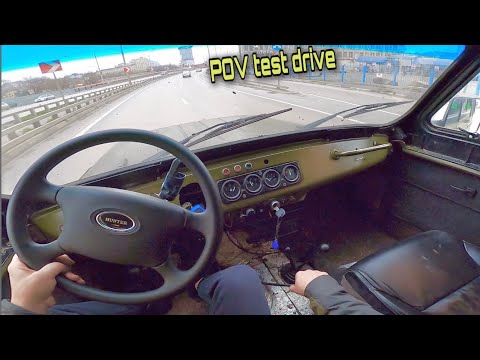 1987 UAZ 469 (2.9 MT) POV test drive