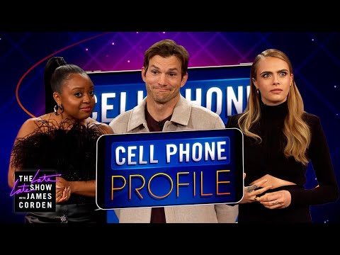 手機簡介：Quinta Brunson、Cara Delevingne、Ashton Kutcher (Cell Phone Profile: Quinta Brunson, Cara Delevingne, Ashton Kutcher)