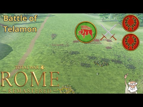 The Battle of Telamon (Very Hard) in Total War: Rome Remastered