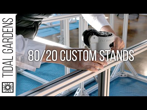 Custom Aluminum T-Slot Aquarium Stands from 80/20