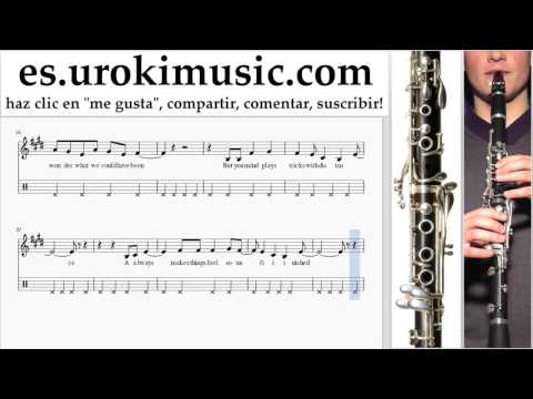 Como Tocar Clarinete Katy Perry - Miss You More Tablatura Parte#2 um-b927