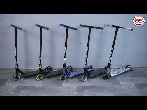 Самокат трюковой для подростков Venom колеса 120 мм Пеги HIC-система Best Scooter Черный - фото 1 - id-p1408908879