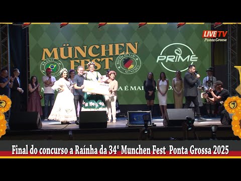 Final do concurso a Raínha da 34° Munchen Fest Ponta Grossa 2025
