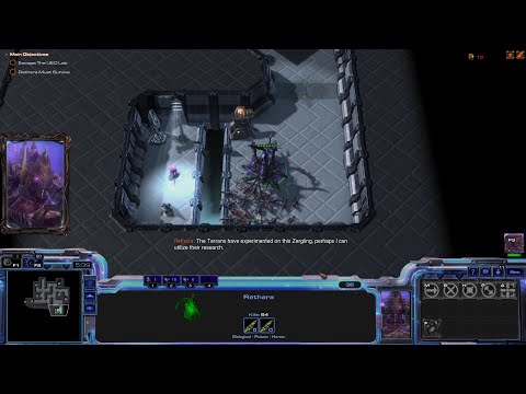 StarCraft 2 The Swarms Control Campaign Mission 1 - Rethara's Escape
