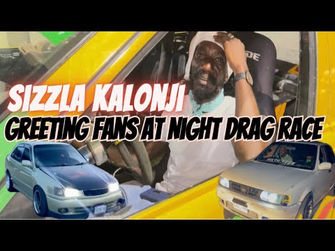 Sizzla Kalonji Greeting Fans @ Night Drag Race 🇯🇲 & More
