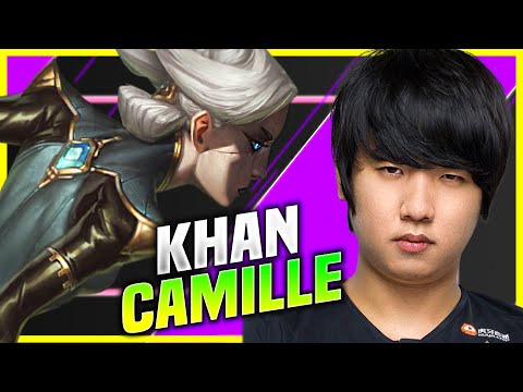 KHAN IS READY FOR CAMILLE! - FPX Khan Plays Camille Top vs Renekton! | KR SoloQ Patch 10.21