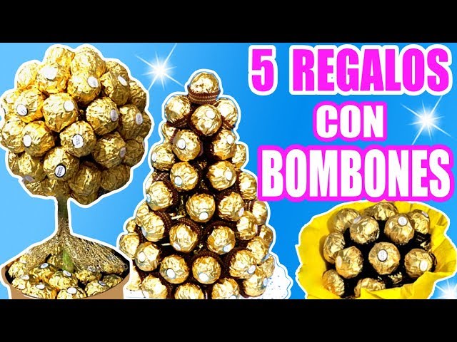 Vídeo relacionado con Regalo Original con Bombones. Un Tubo Enorme con 50 Bombones Exquisitos. P.Neto 600g.