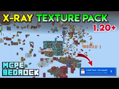 BOT - X-RAY Texture Pack For MCPE/Bedrock 1.20 👁️| X-Ray Mod For Minecraft Pe 1.20