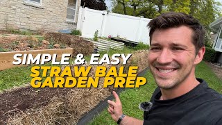 Condition Straw Bales for Gardening – Grow Veggies Without Soil! #strawbalegardening